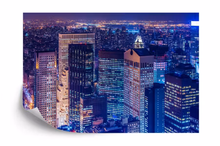 Fototapet - New York city at night