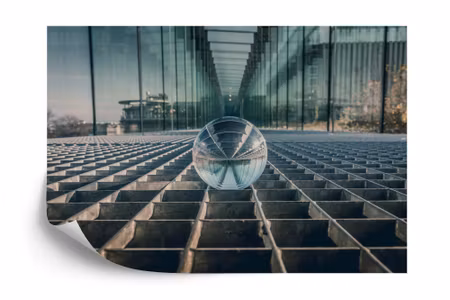 Fototapet - Modern sphere 3D