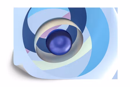 Fototapet - Optical ball 3D