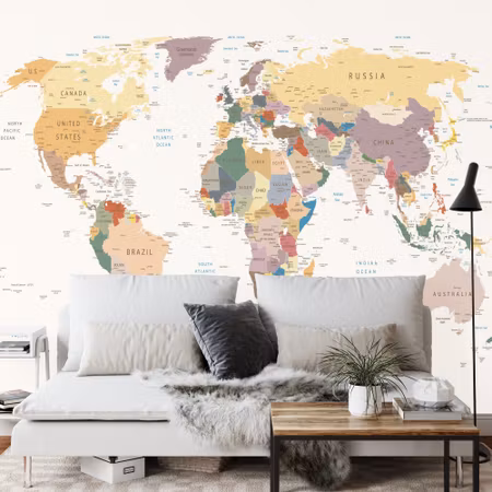 Fototapet - World map