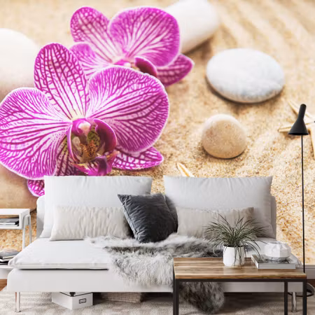 Fototapet - Orchid beach spa