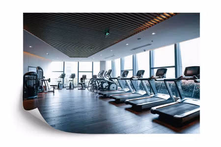 Fototapet - Modern gym interior 3D