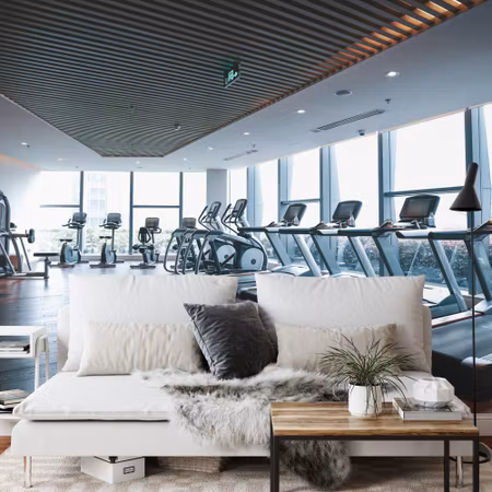Fototapet - Modern gym interior 3D