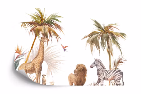 Fototapet - Animals on safari