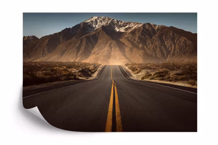Fototapet - Landscape mountains path