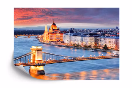 Fototapet - Bridge at night
