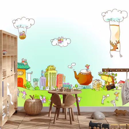 Fototapet - For children the town