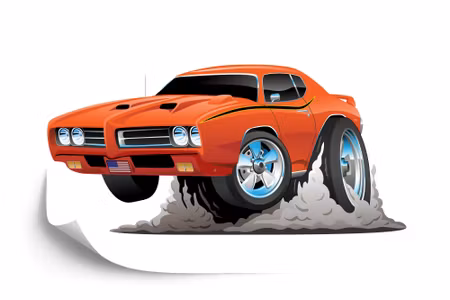 Fototapet - American classic auto