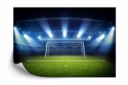 Fototapet - Goal at the stadium
