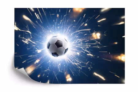 Fototapet - Ball among sparks