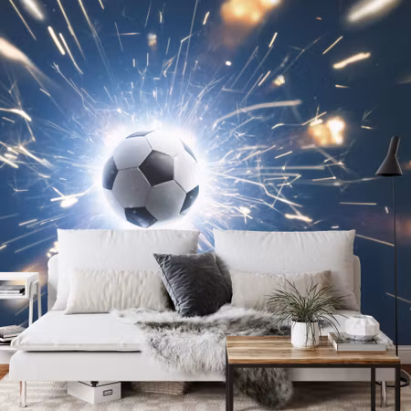 Fototapet - Ball among sparks