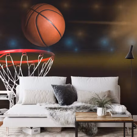 Fototapet - Ball in the basket