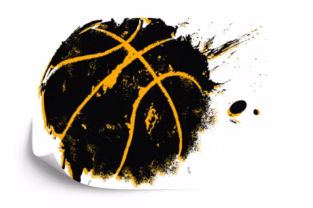 Fototapet - Graffiti style ball