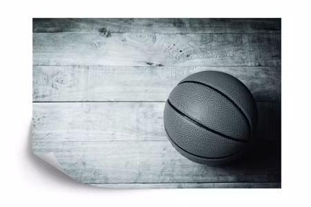 Fototapet - Basketball ball on a background of