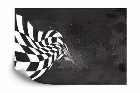 Fototapet - Racing flag