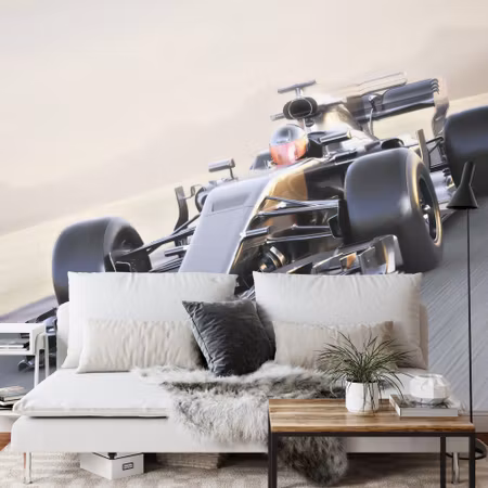 Fototapet - F1 car on the move