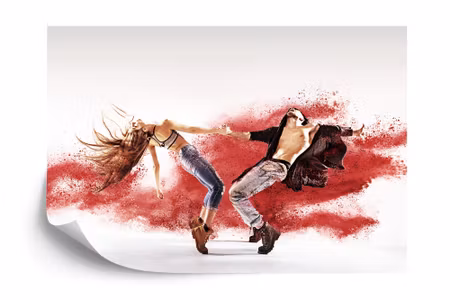 Fototapet - Hiphop dance couple