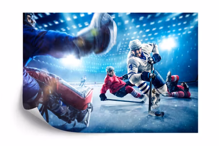 Fototapet - Fierce hockey match