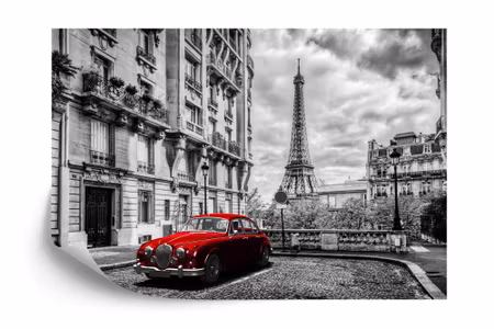 Fototapet - Paris black and white