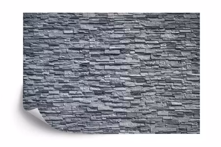 Fototapet - Stone slate in shades of gray