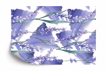 Fototapet - Landscape field lavender