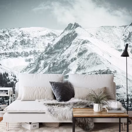 Fototapet - Winter in the mountains
