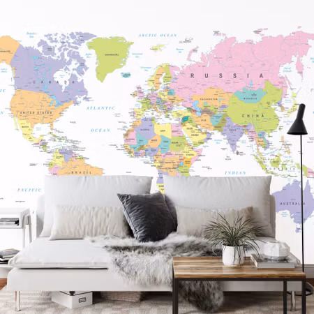 Fototapet - World map