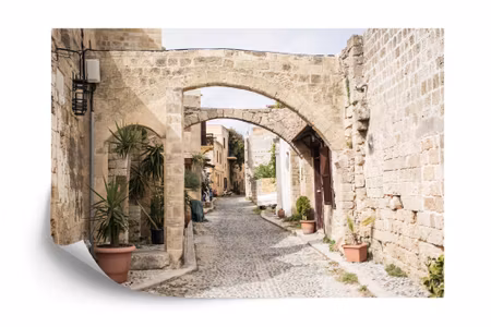 Fototapet - Greek street