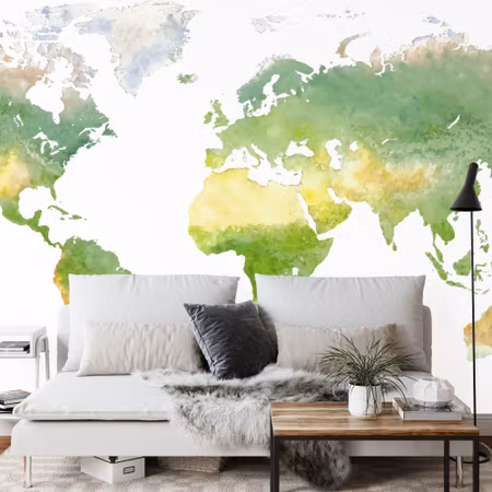 Fototapet - World map