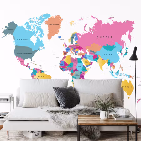 Fototapet - World map
