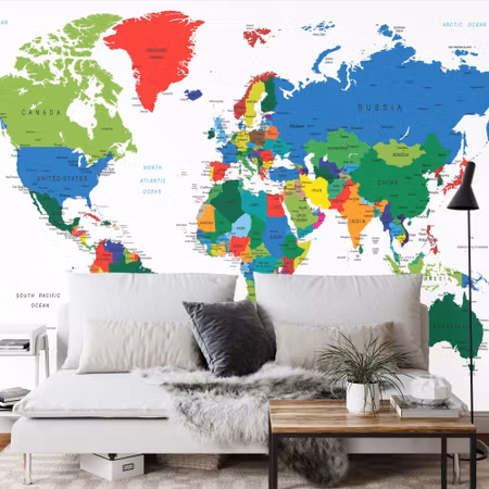 Fototapet - World map