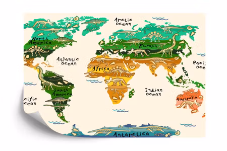 Fototapet - Map