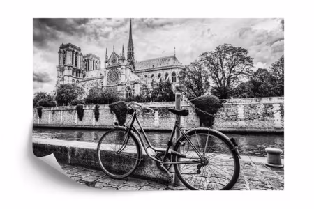 Fototapet - Paris black and white