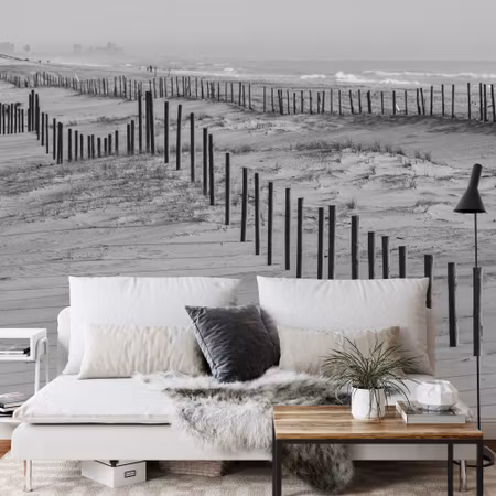 Fototapet - Beach sea dunes