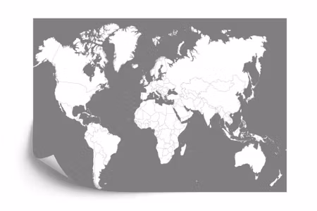 Fototapet - World map
