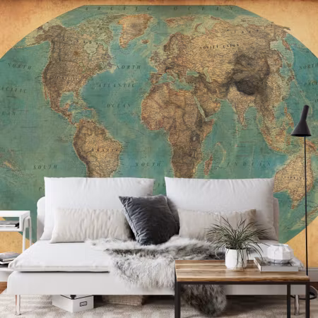 Fototapet - Old world map