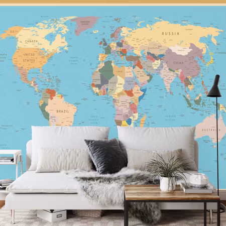 Fototapet - World map