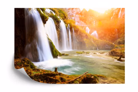 Fototapet - Cascade waterfall