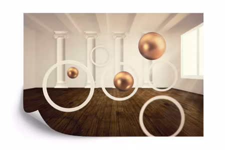 Fototapet - Modern balls 3D