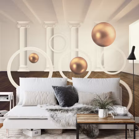 Fototapet - Modern balls 3D
