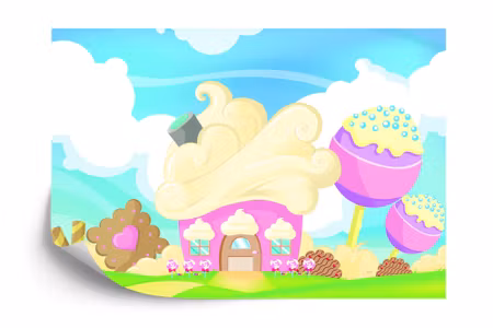 Fototapet - Land of sweets