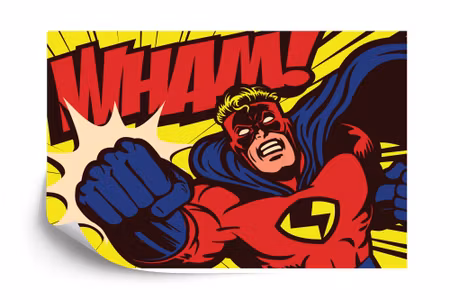 Fototapet - Comic superhero