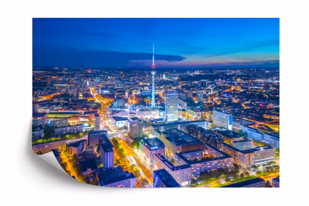 Fototapet - Bird&amp039s eye view of berlin at