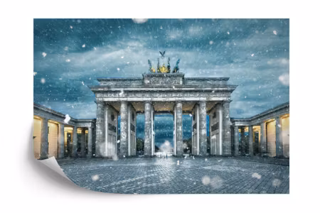 Fototapet - Brandenburg gate in winter