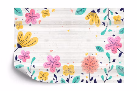 Fototapet - Happy floral iq1256