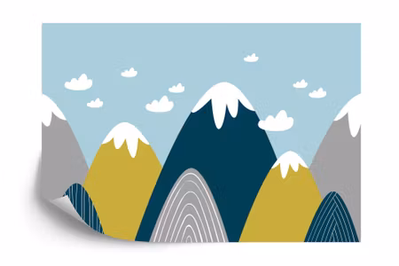 Fototapet - Mountains little &ampamp big iq1279