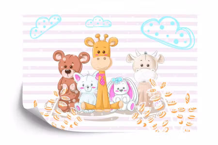 Fototapet - The cuddlies iq1304