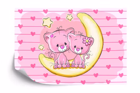 Fototapet - The cuddlies hula &ampamp hoop iq1322