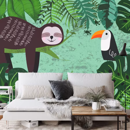 Fototapet - Sleepy in the jungle iq1329