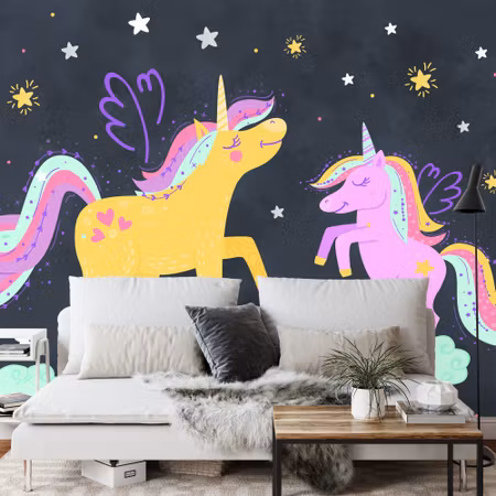 Fototapet - Ula la unicornio &ampamp lola iq1363